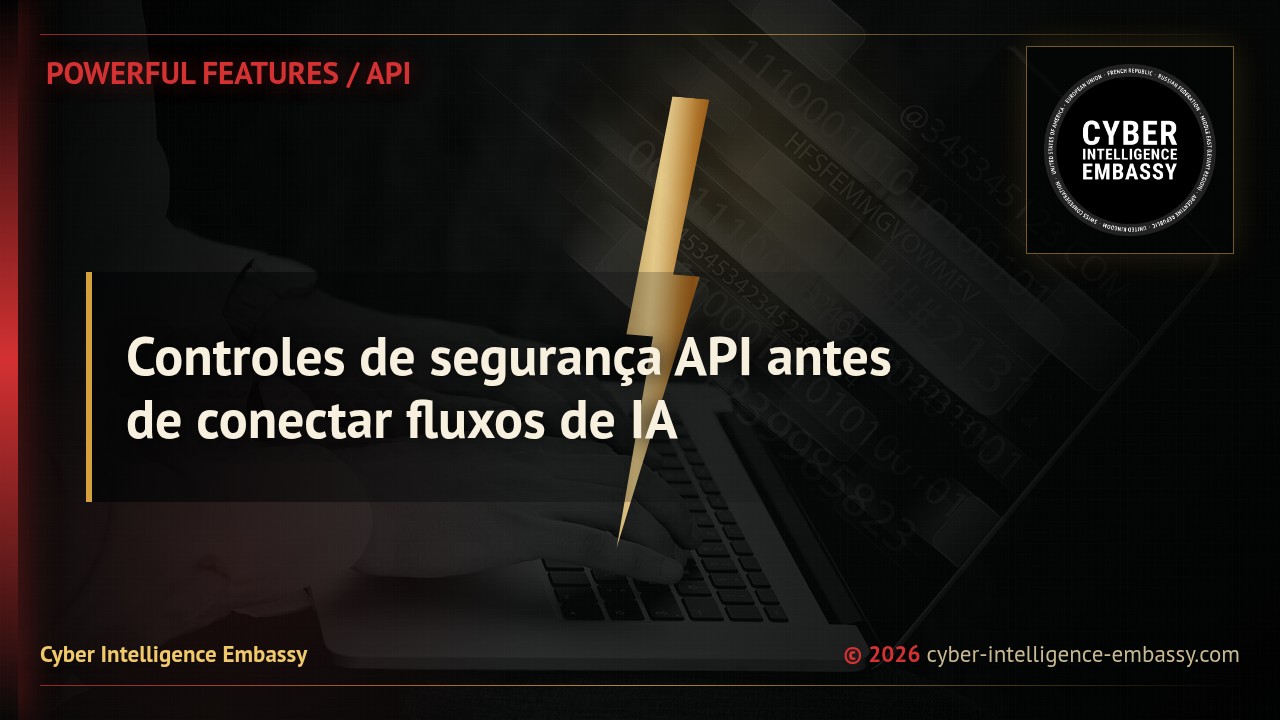 Controles de segurança API antes de conectar fluxos de IA