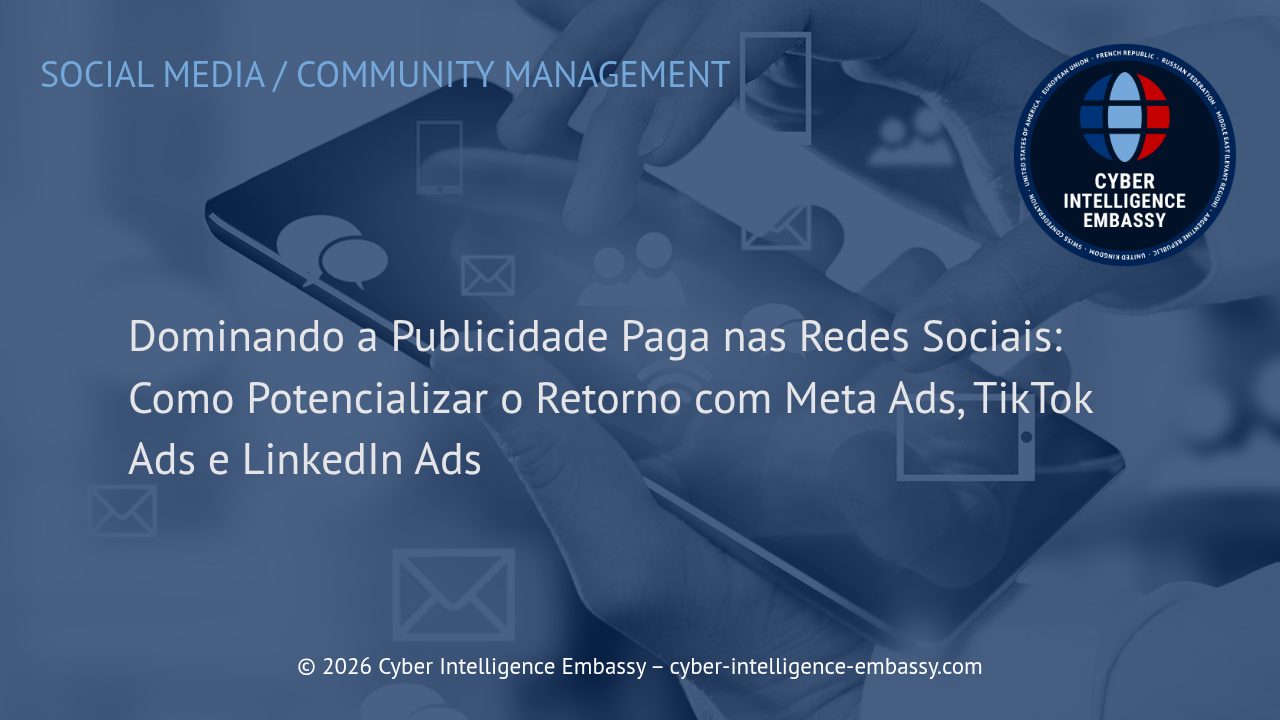 Dominando a Publicidade Paga nas Redes Sociais: Como Potencializar o Retorno com Meta Ads, TikTok Ads e LinkedIn Ads