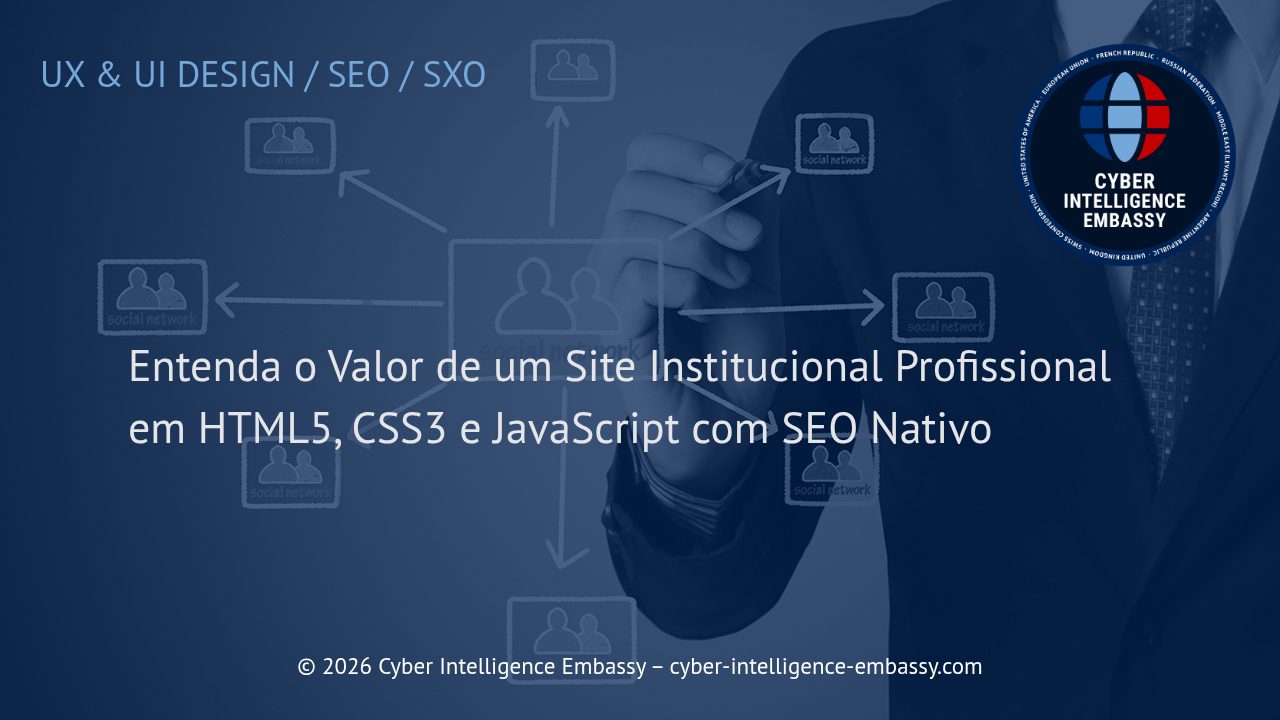 Entenda o Valor de um Site Institucional Profissional em HTML5, CSS3 e JavaScript com SEO Nativo