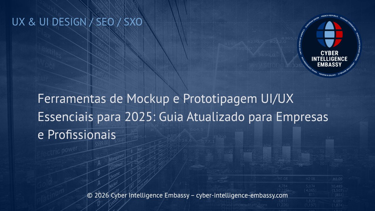 Ferramentas de Mockup e Prototipagem UI/UX Essenciais para 2025: Guia Atualizado para Empresas e Profissionais