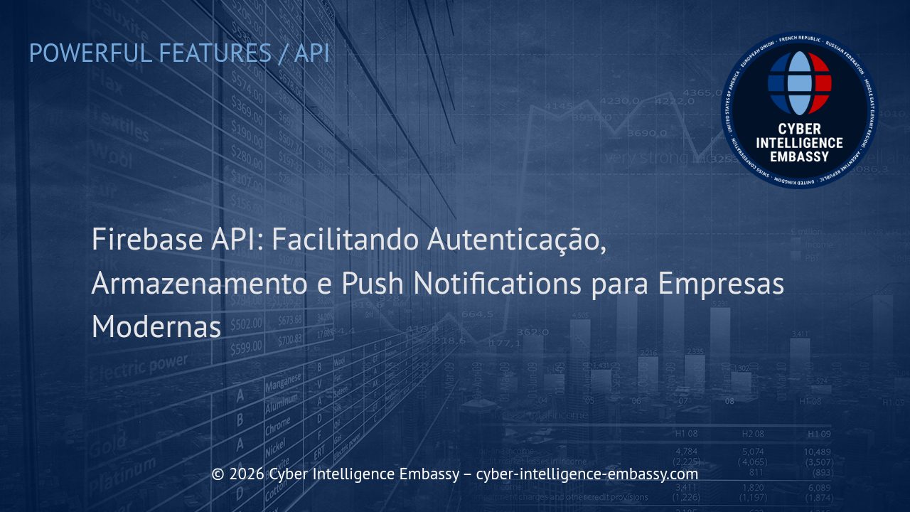 Firebase API: Facilitando Autenticação, Armazenamento e Push Notifications para Empresas Modernas