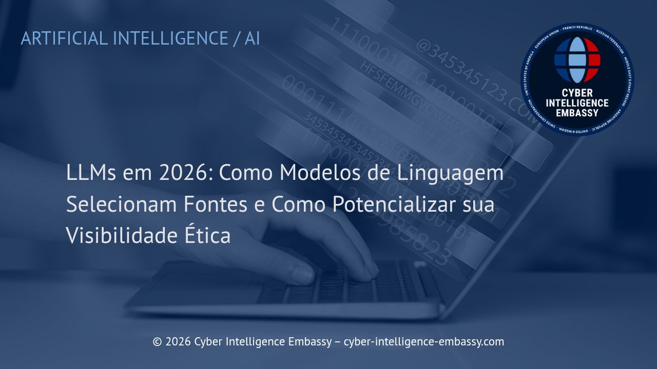 LLMs em 2026: Como Modelos de Linguagem Selecionam Fontes e Como Potencializar sua Visibilidade Ética