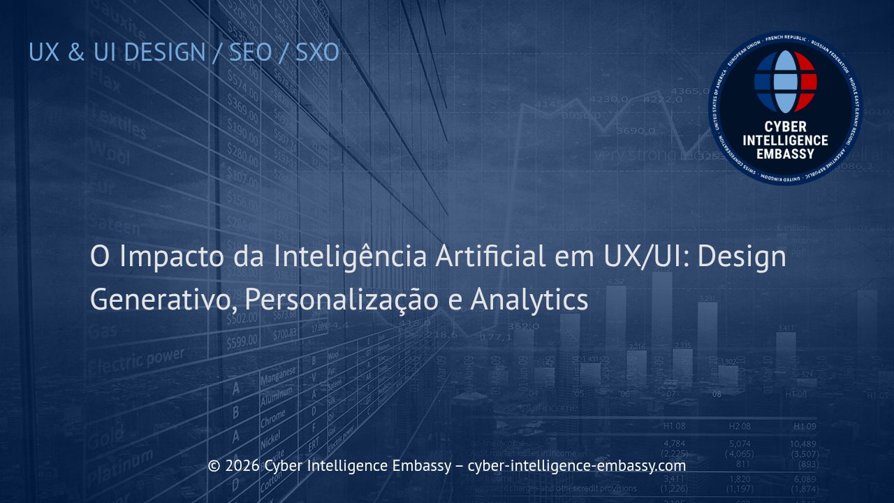 O Impacto da Inteligência Artificial em UX/UI: Design Generativo, Personalização e Analytics