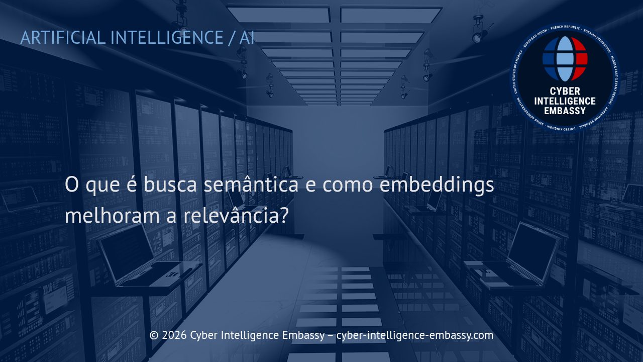 O que é busca semântica e como embeddings melhoram a relevância?
