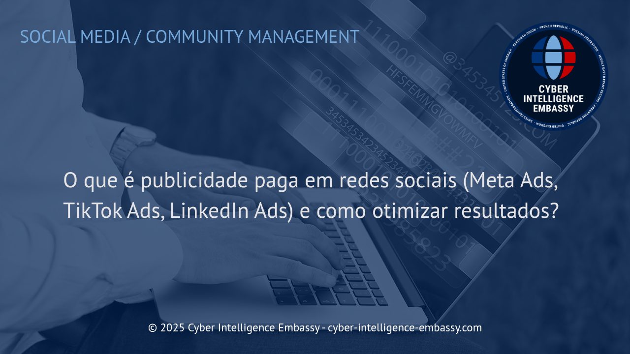 Dominando a Publicidade Paga nas Redes Sociais: Como Potencializar o Retorno com Meta Ads, TikTok Ads e LinkedIn Ads