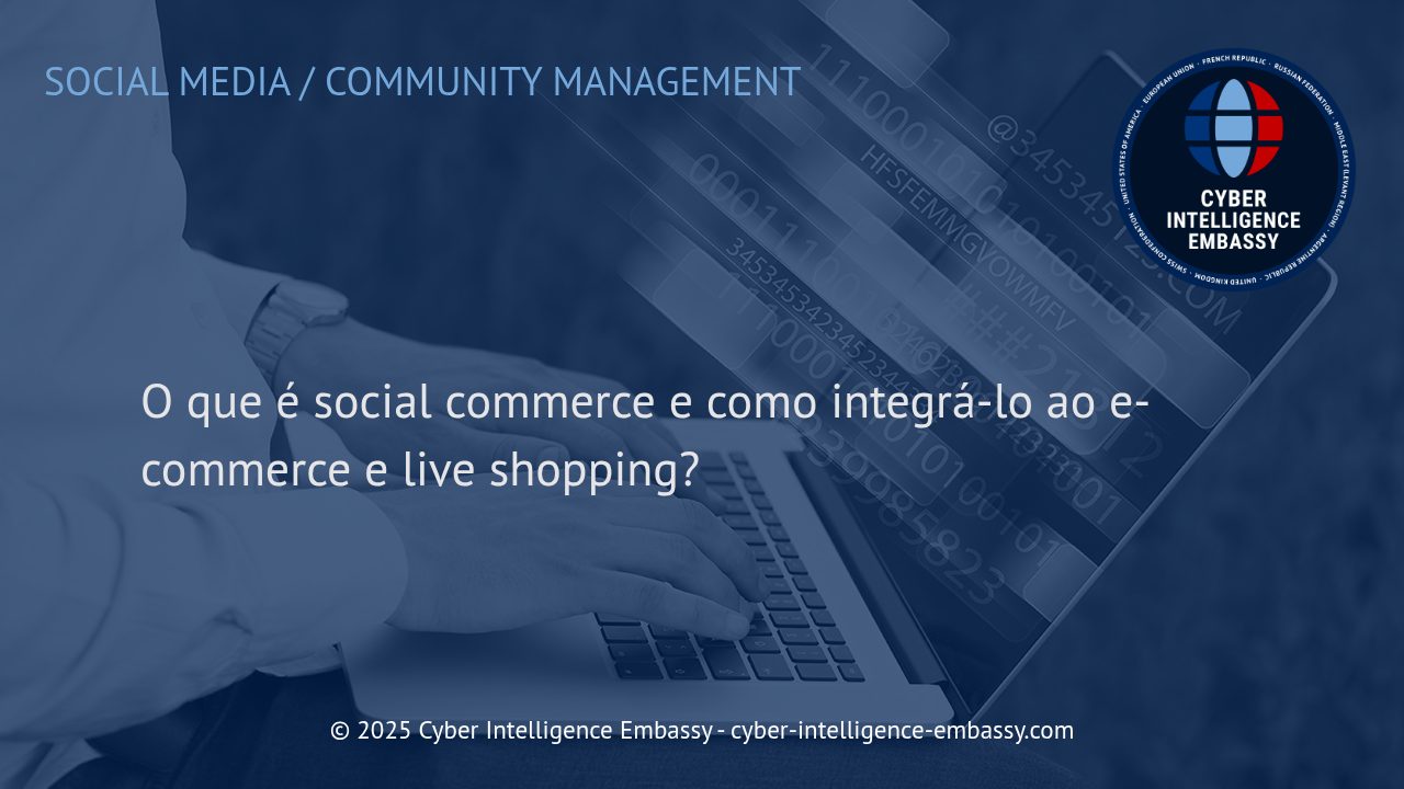 Social Commerce: Potencializando o E-commerce com Integração às Redes Sociais e Live Shopping