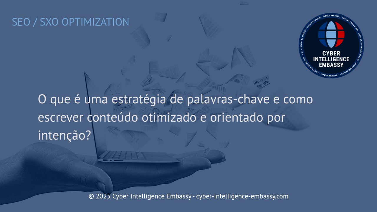 Dominando Estratégias de Palavras-Chave: O Caminho para Conteúdo Otimizado e Orientado por Intenção