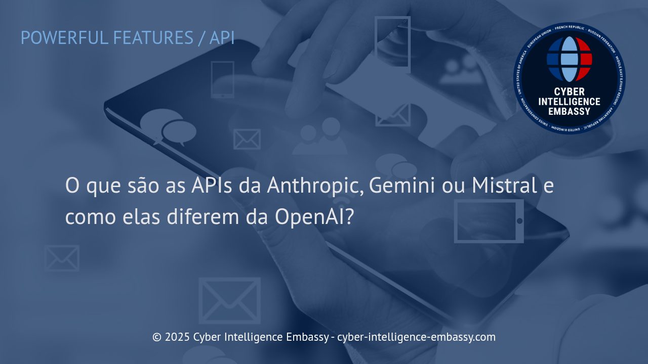 APIs de IA de Última Geração: Anthropic, Gemini, Mistral e OpenAI em Perspectiva de Negócios