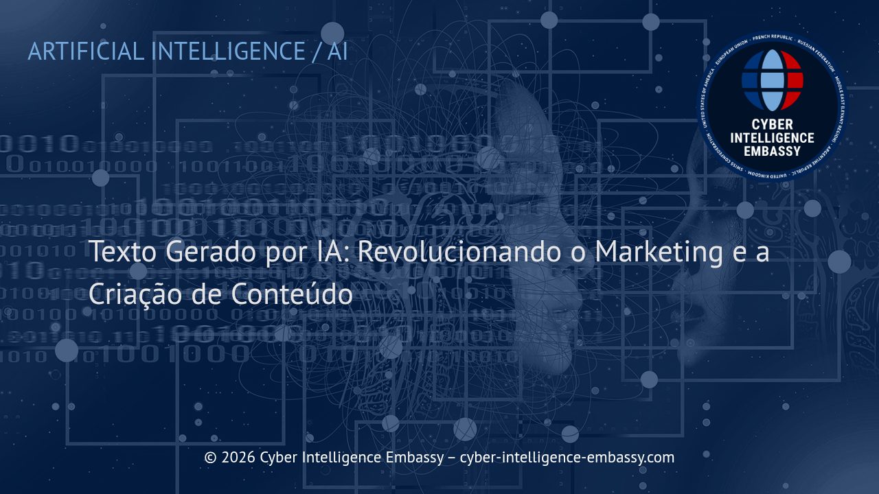 Texto Gerado por IA: Revolucionando o Marketing e a Criação de Conteúdo