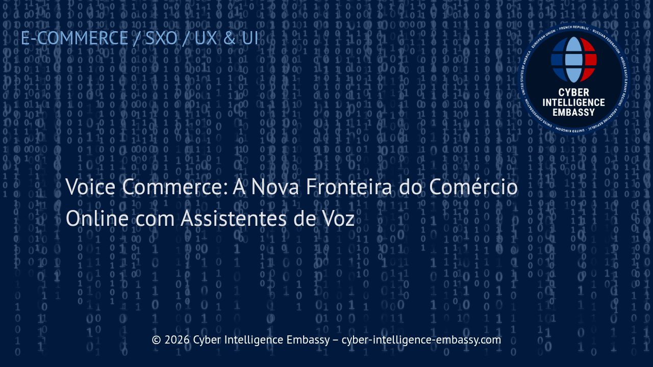 Voice Commerce: A Nova Fronteira do Comércio Online com Assistentes de Voz