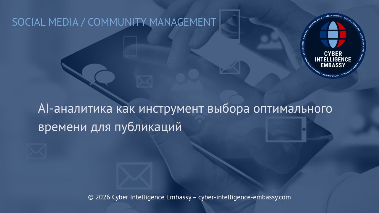 AI-аналитика как инструмент выбора оптимального времени для публикаций