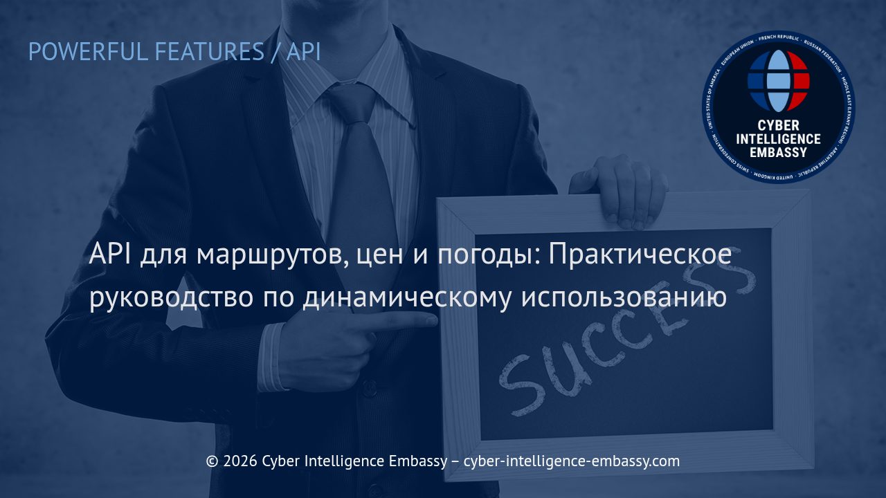 API для маршрутов, цен и погоды: Практическое руководство по динамическому использованию
