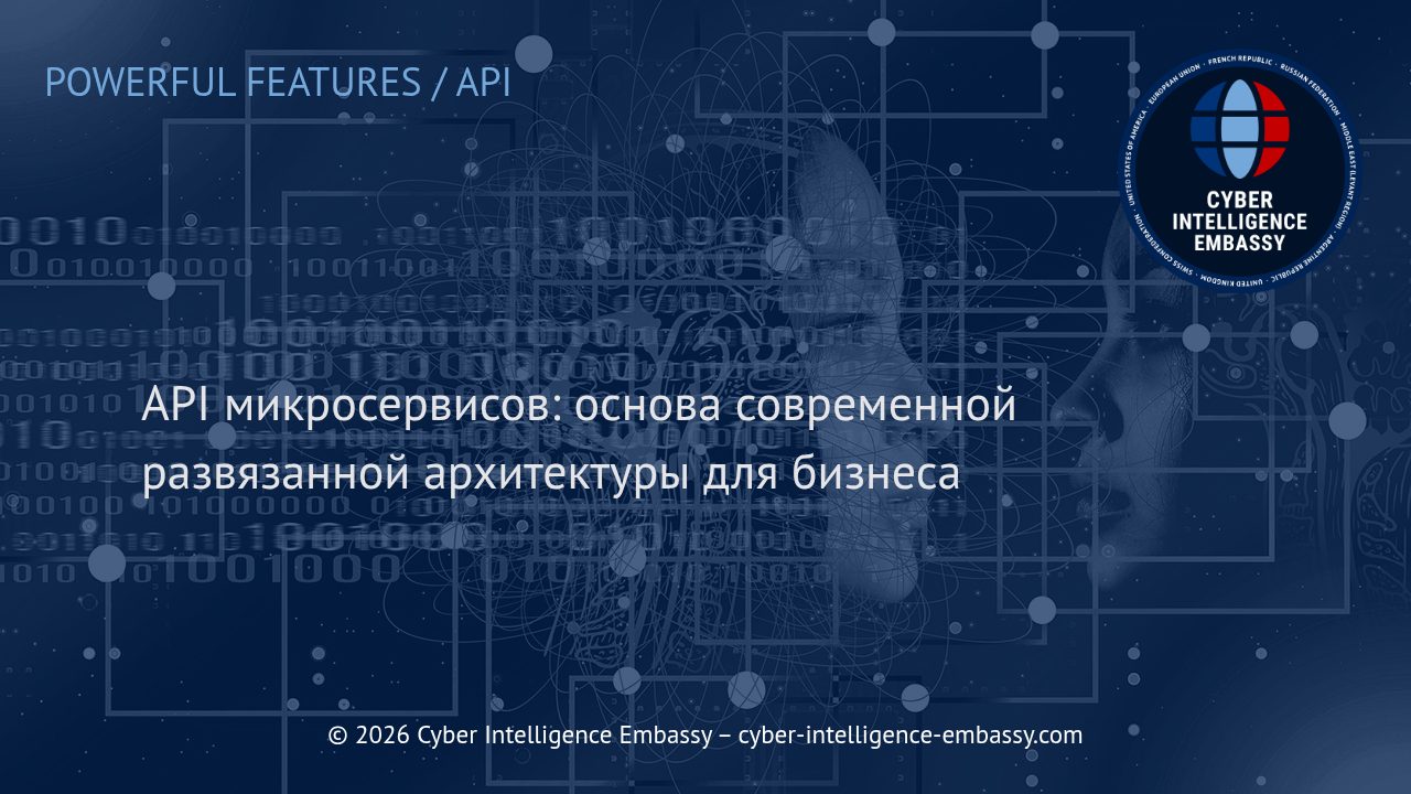 API микросервисов: основа современной развязанной архитектуры для бизнеса