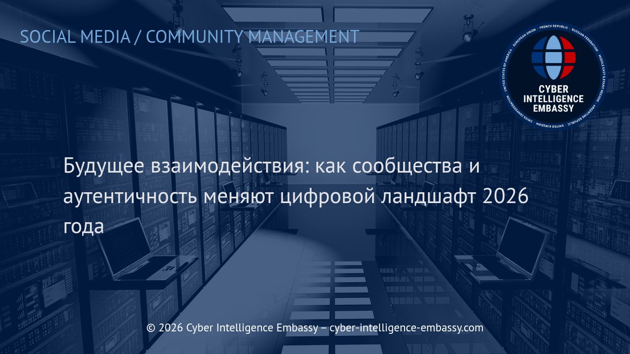Будущее взаимодействия: как сообщества и аутентичность меняют цифровой ландшафт 2026 года