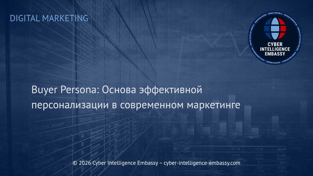 Buyer Persona: Основа эффективной персонализации в современном маркетинге