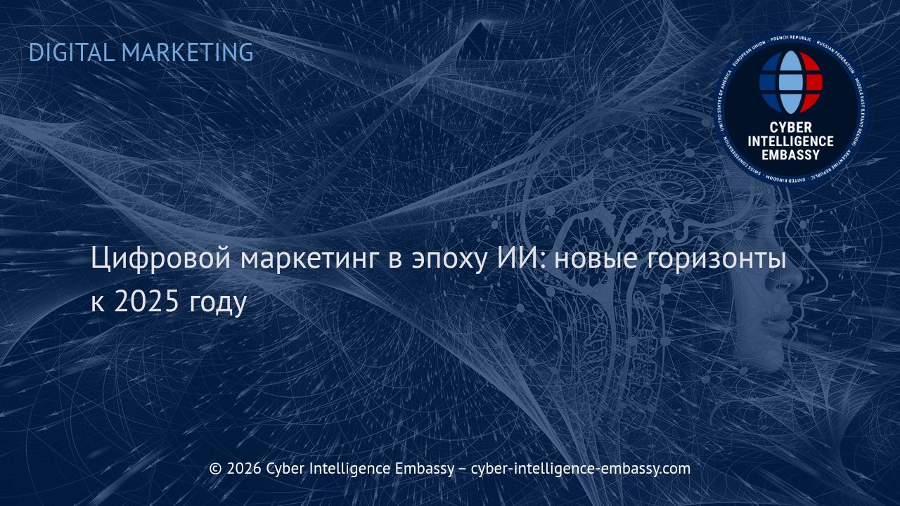 Цифровой маркетинг в эпоху ИИ: новые горизонты к 2025 году