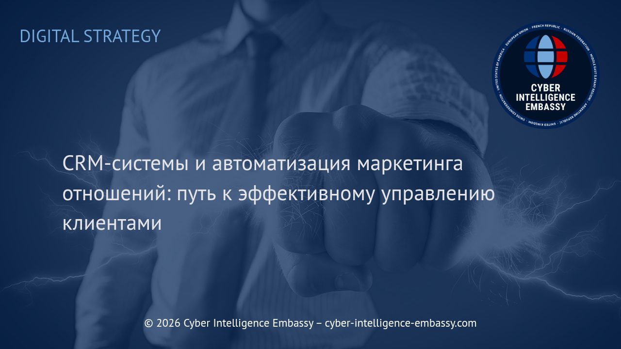 CRM-системы и автоматизация маркетинга отношений: путь к эффективному управлению клиентами