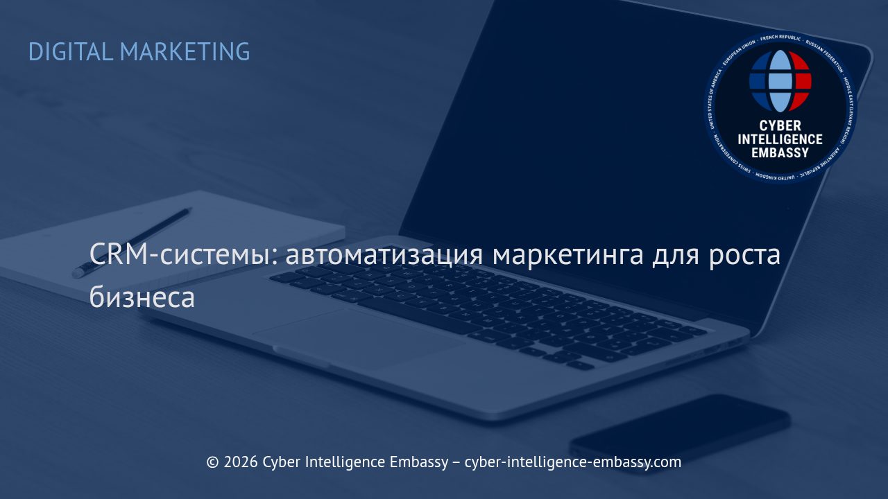 CRM-системы: автоматизация маркетинга для роста бизнеса