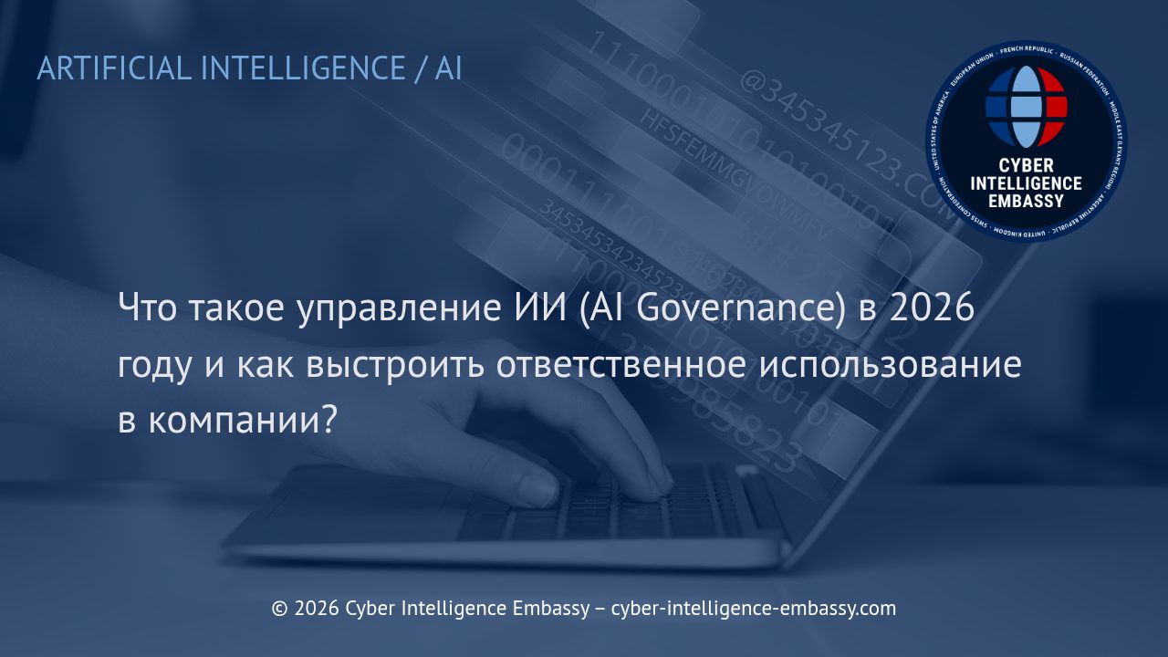 Что такое управление ИИ (AI Governance) в 2026 году и как выстроить ответственное использование в компании?