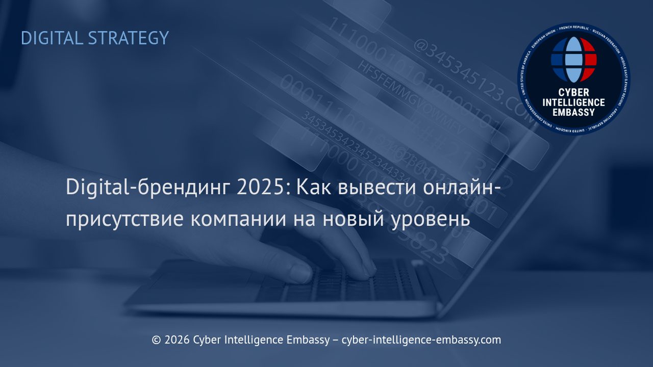 Digital-брендинг 2025: Как вывести онлайн-присутствие компании на новый уровень