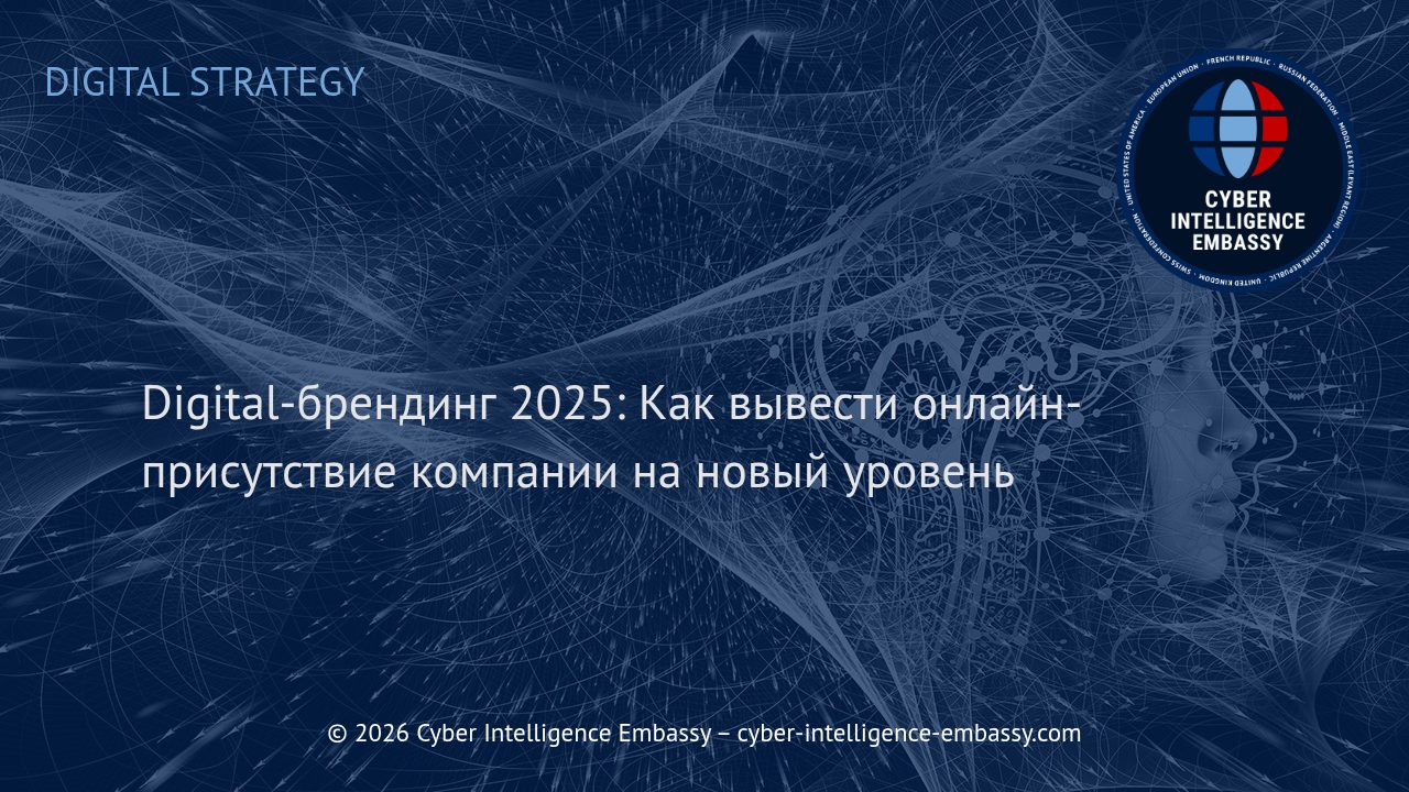 Digital-брендинг 2025: Как вывести онлайн-присутствие компании на новый уровень