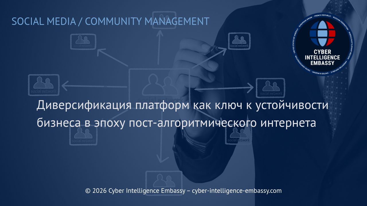 Диверсификация платформ как ключ к устойчивости бизнеса в эпоху пост-алгоритмического интернета