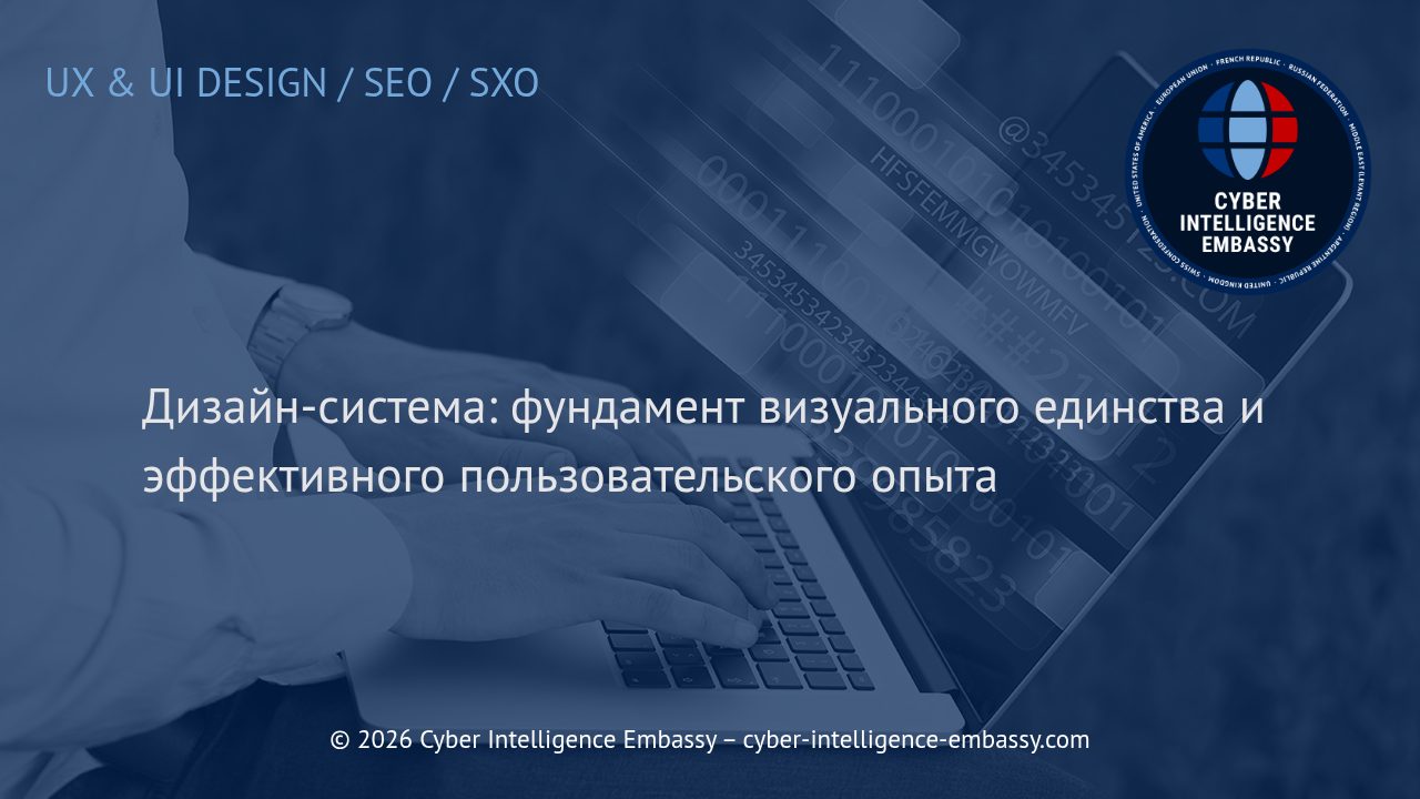 Дизайн-система: фундамент визуального единства и эффективного пользовательского опыта
