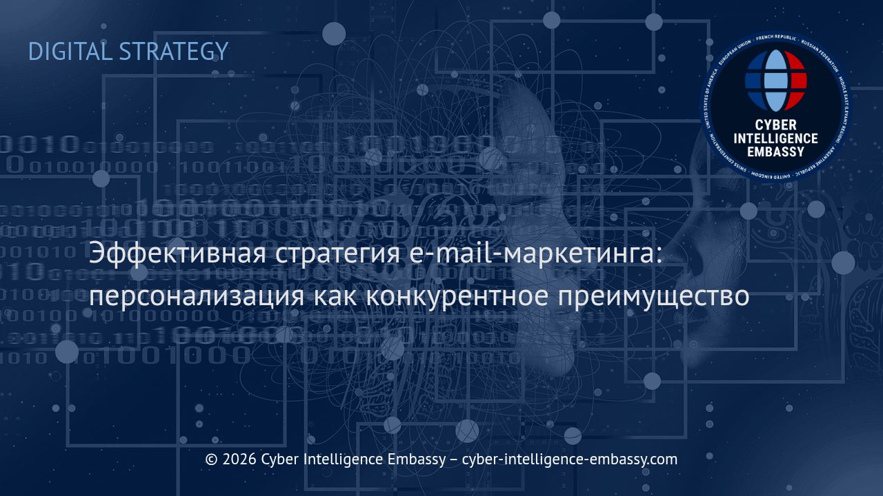 Эффективная стратегия e-mail-маркетинга: персонализация как конкурентное преимущество