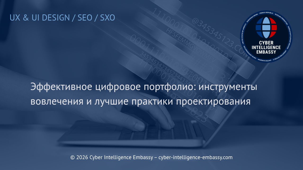 Эффективное цифровое портфолио: инструменты вовлечения и лучшие практики проектирования