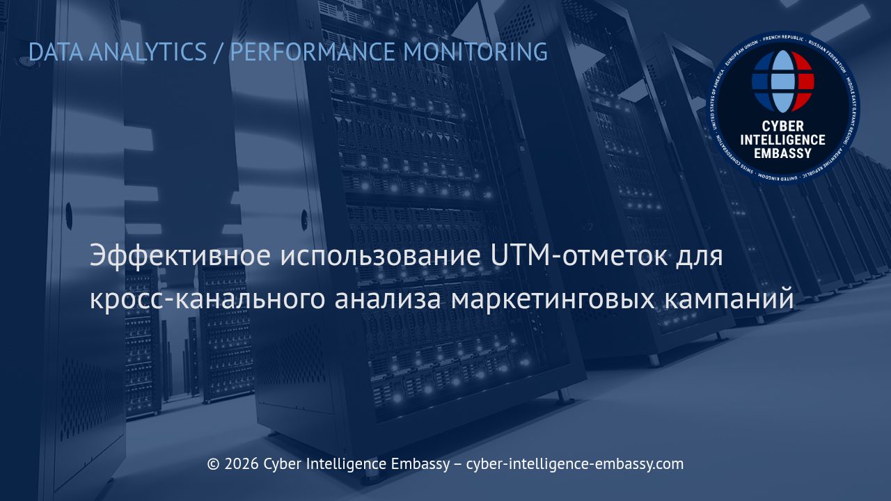 Эффективное использование UTM-отметок для кросс-канального анализа маркетинговых кампаний