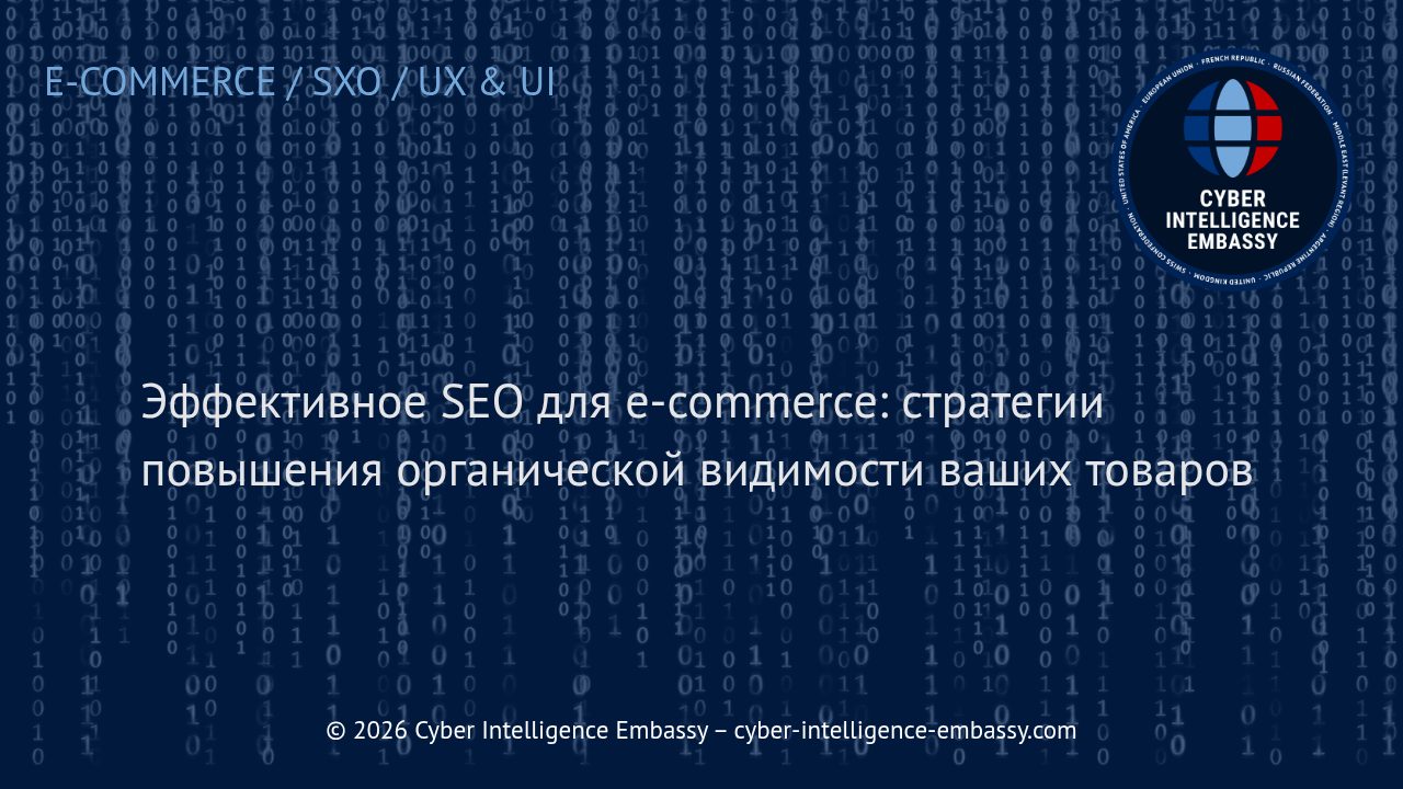 Эффективное SEO для e-commerce: стратегии повышения органической видимости ваших товаров