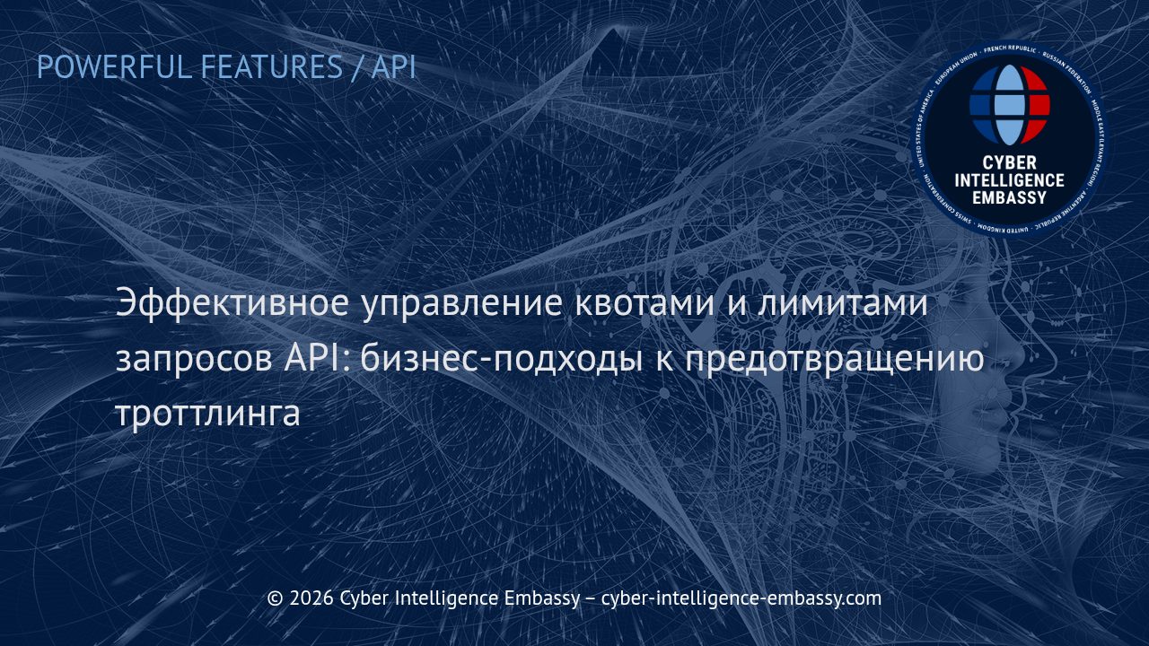 Эффективное управление квотами и лимитами запросов API: бизнес-подходы к предотвращению троттлинга
