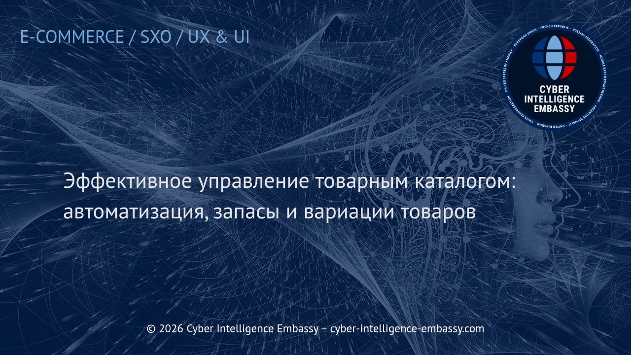 Эффективное управление товарным каталогом: автоматизация, запасы и вариации товаров