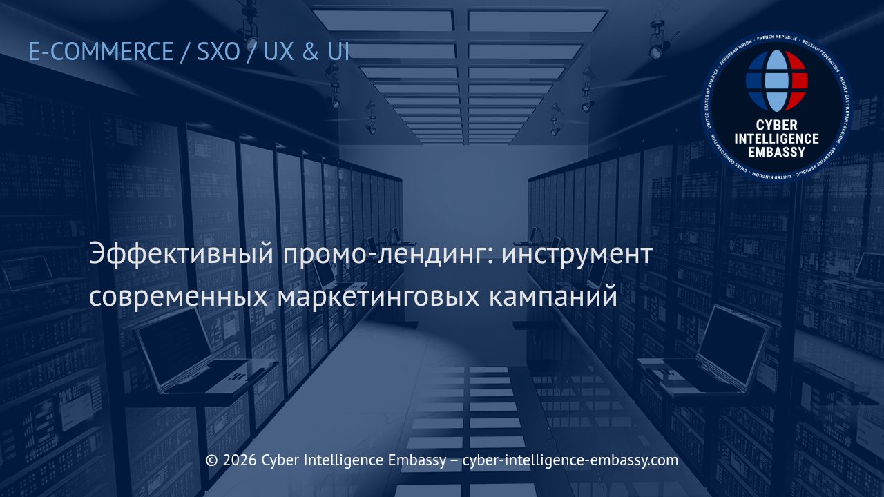 Эффективный промо-лендинг: инструмент современных маркетинговых кампаний