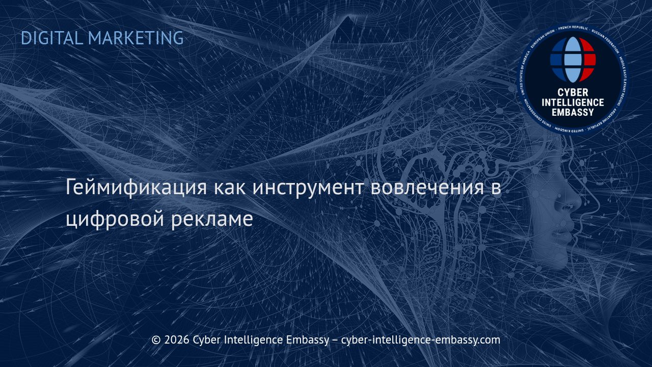 Геймификация как инструмент вовлечения в цифровой рекламе