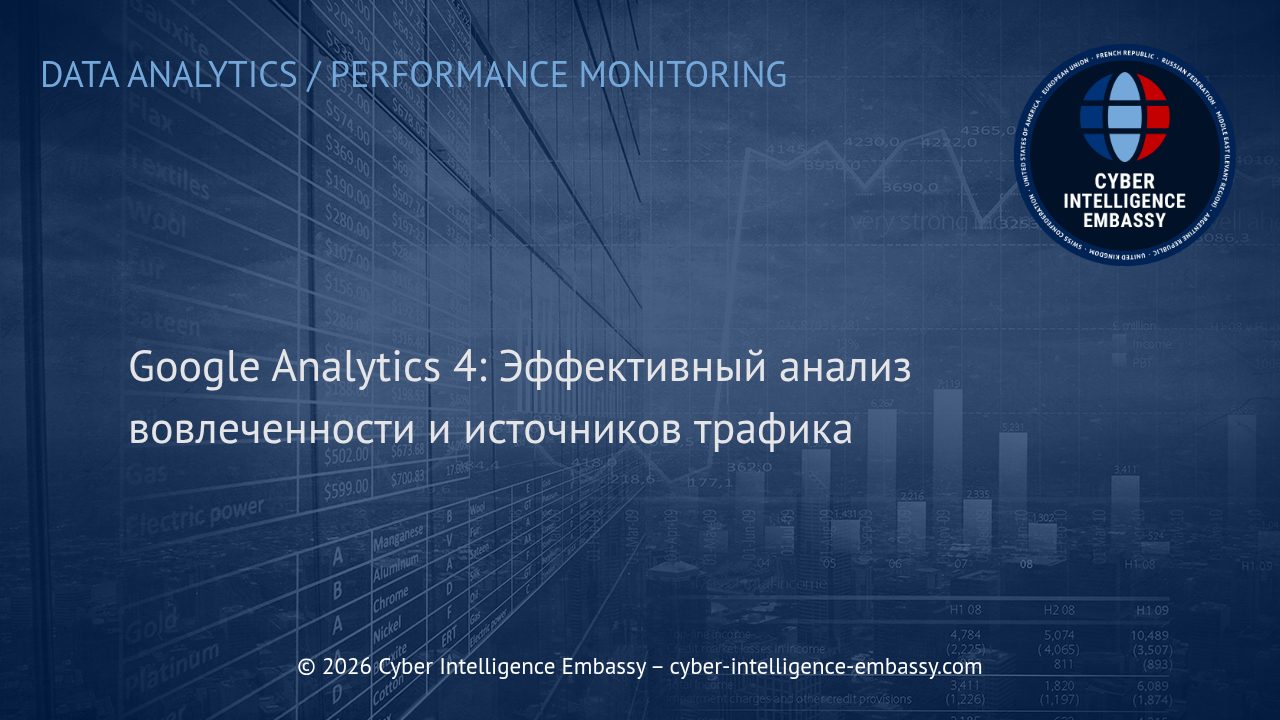 Google Analytics 4: Эффективный анализ вовлеченности и источников трафика
