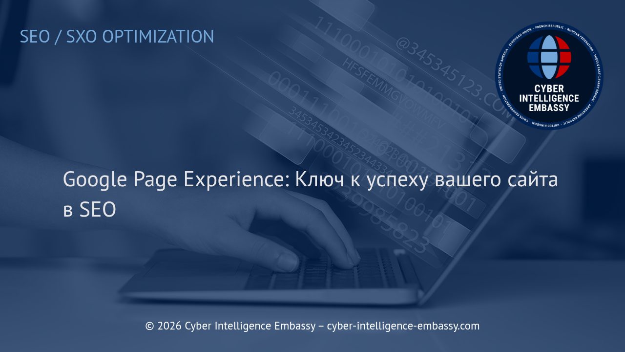 Google Page Experience: Ключ к успеху вашего сайта в SEO