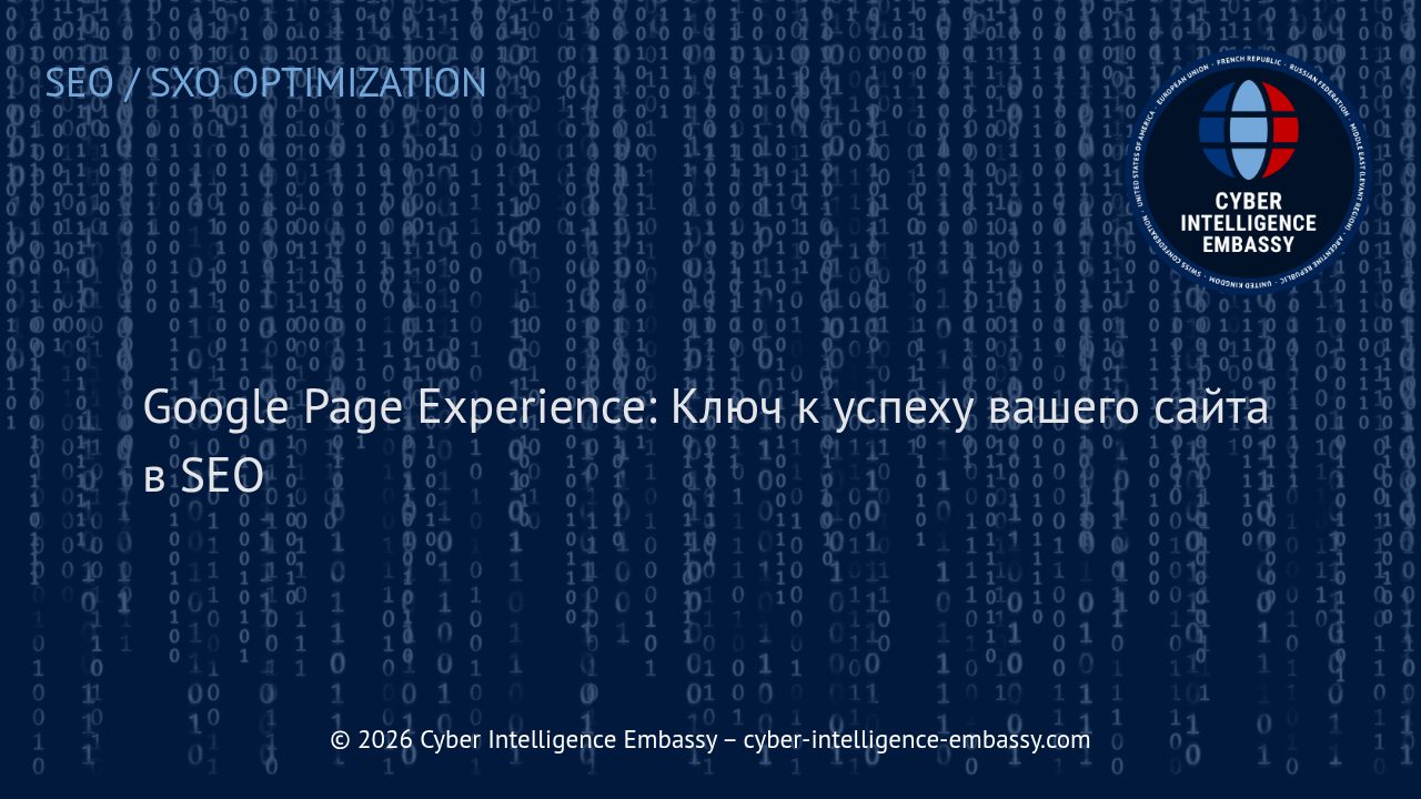 Google Page Experience: Ключ к успеху вашего сайта в SEO