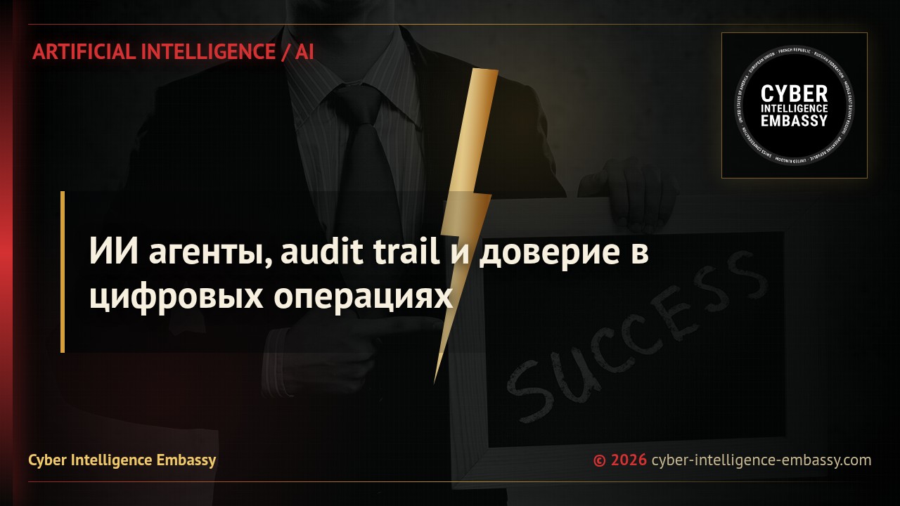 ИИ агенты, audit trail и доверие в цифровых операциях