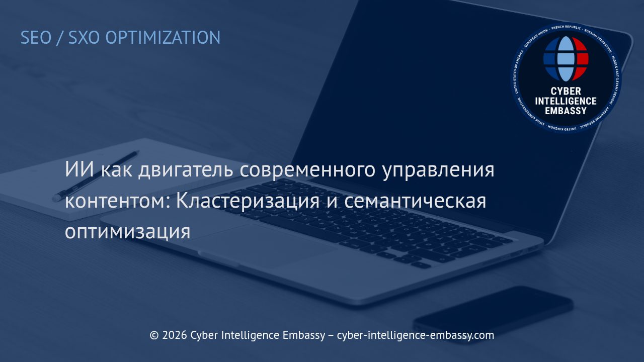 ИИ как двигатель современного управления контентом: Кластеризация и семантическая оптимизация