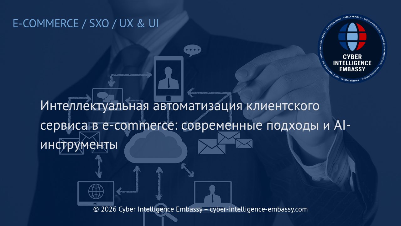 Интеллектуальная автоматизация клиентского сервиса в e-commerce: современные подходы и AI-инструменты