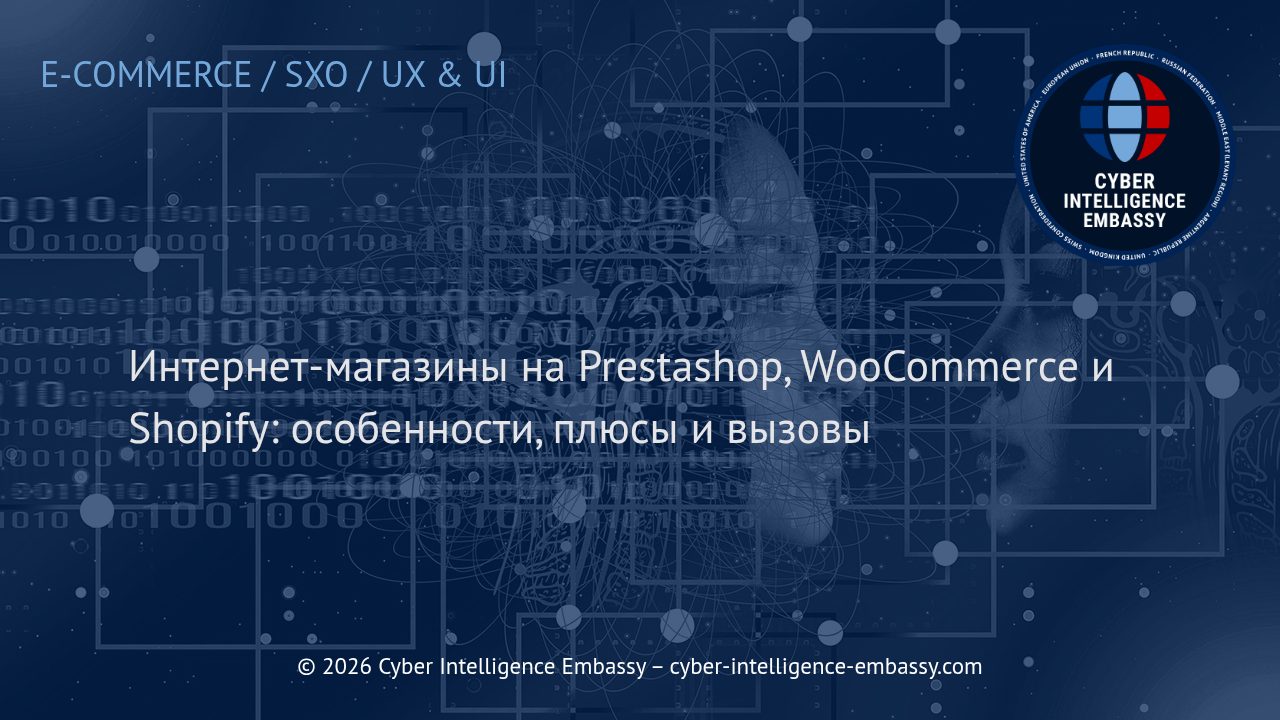 Интернет-магазины на Prestashop, WooCommerce и Shopify: особенности, плюсы и вызовы