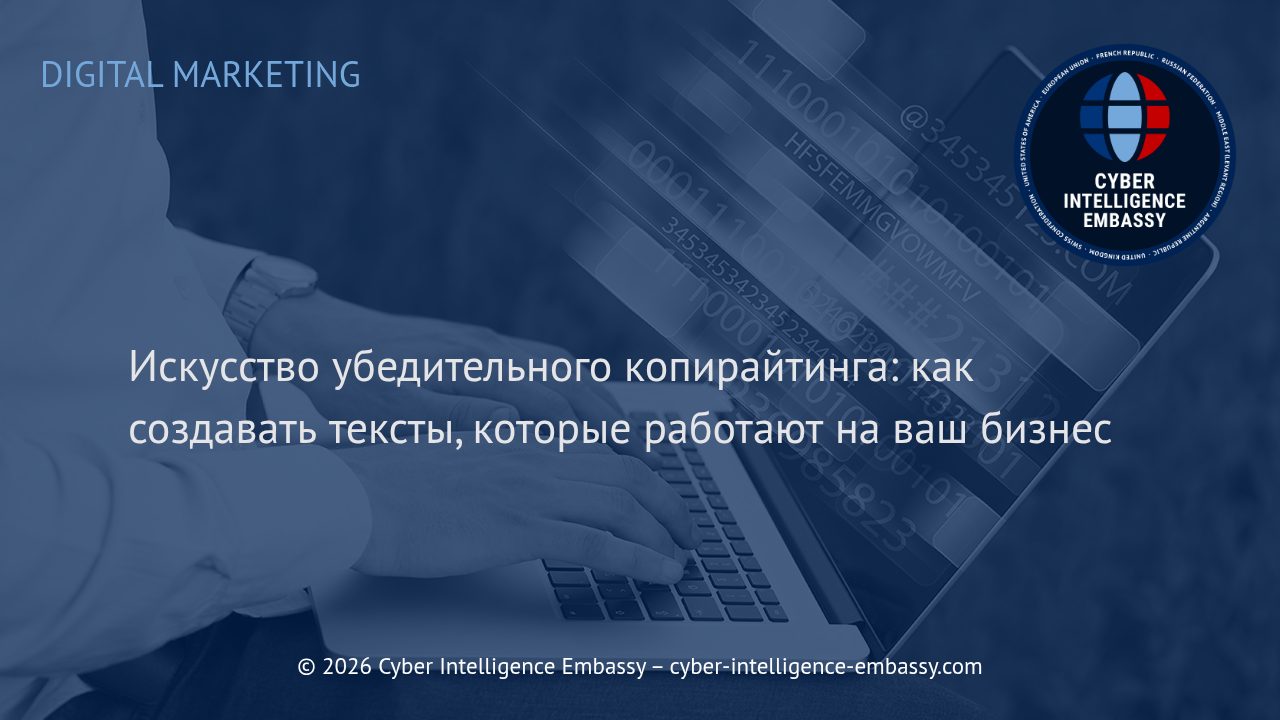 Искусство убедительного копирайтинга: как создавать тексты, которые работают на ваш бизнес