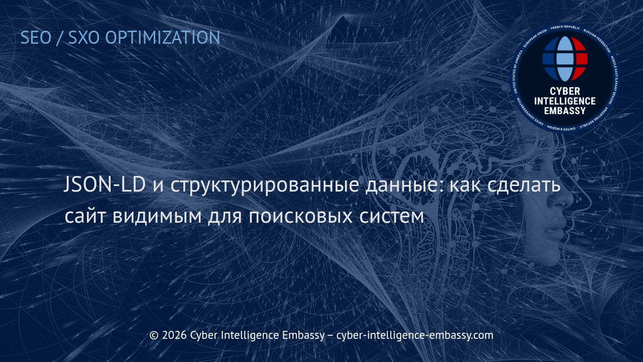 JSON-LD и структурированные данные: как сделать сайт видимым для поисковых систем