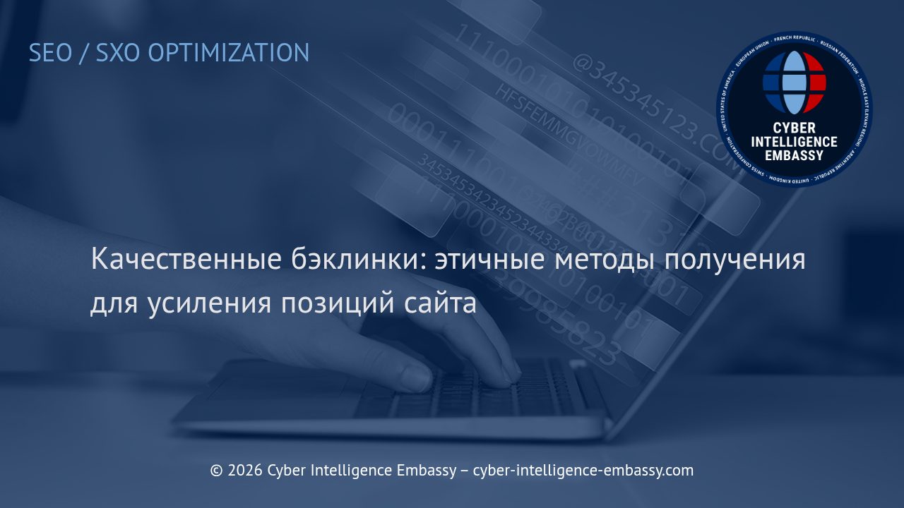 Качественные бэклинки: этичные методы получения для усиления позиций сайта