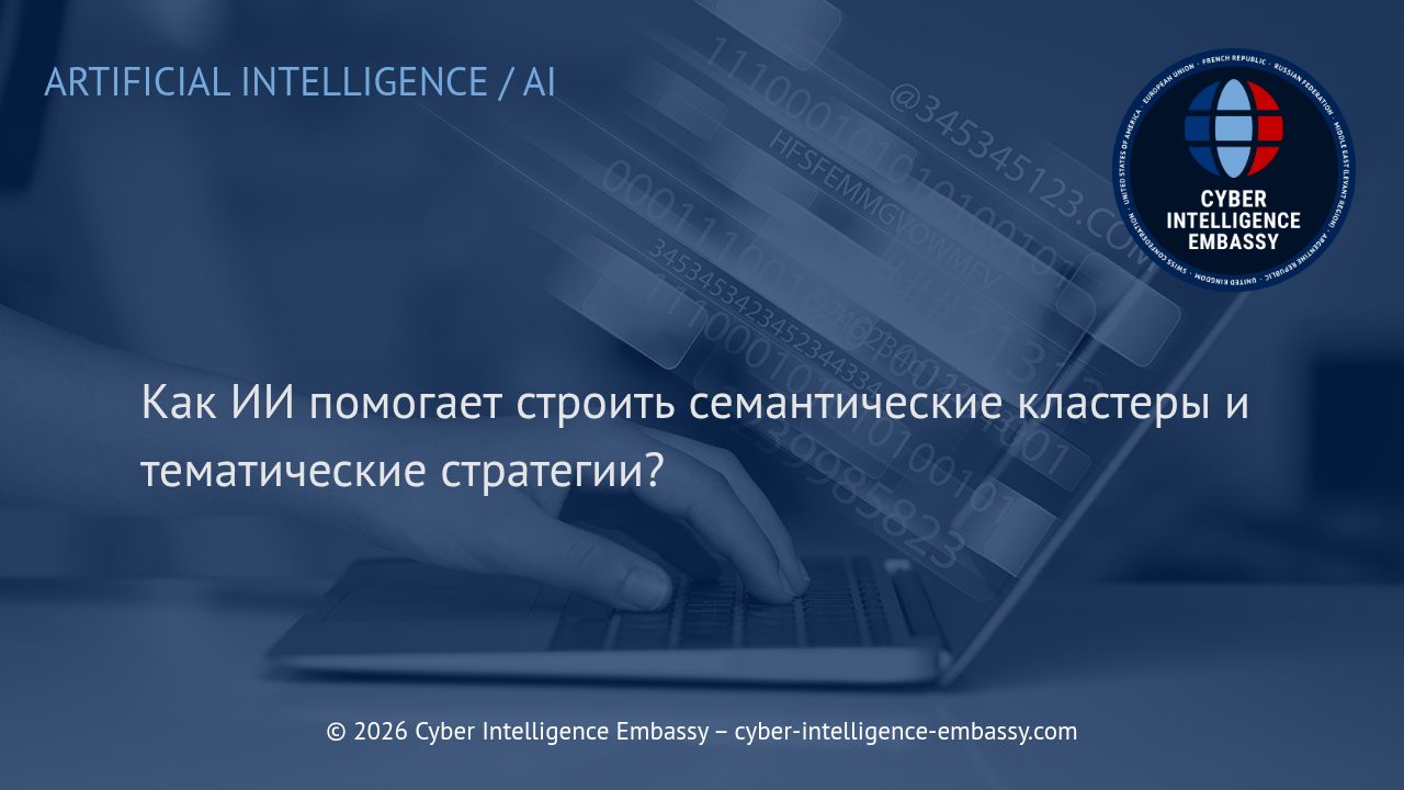 Как ИИ помогает строить семантические кластеры и тематические стратегии?