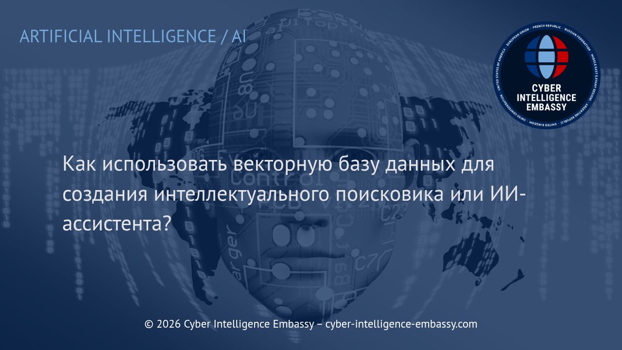 Как использовать векторную базу данных для создания интеллектуального поисковика или ИИ-ассистента?