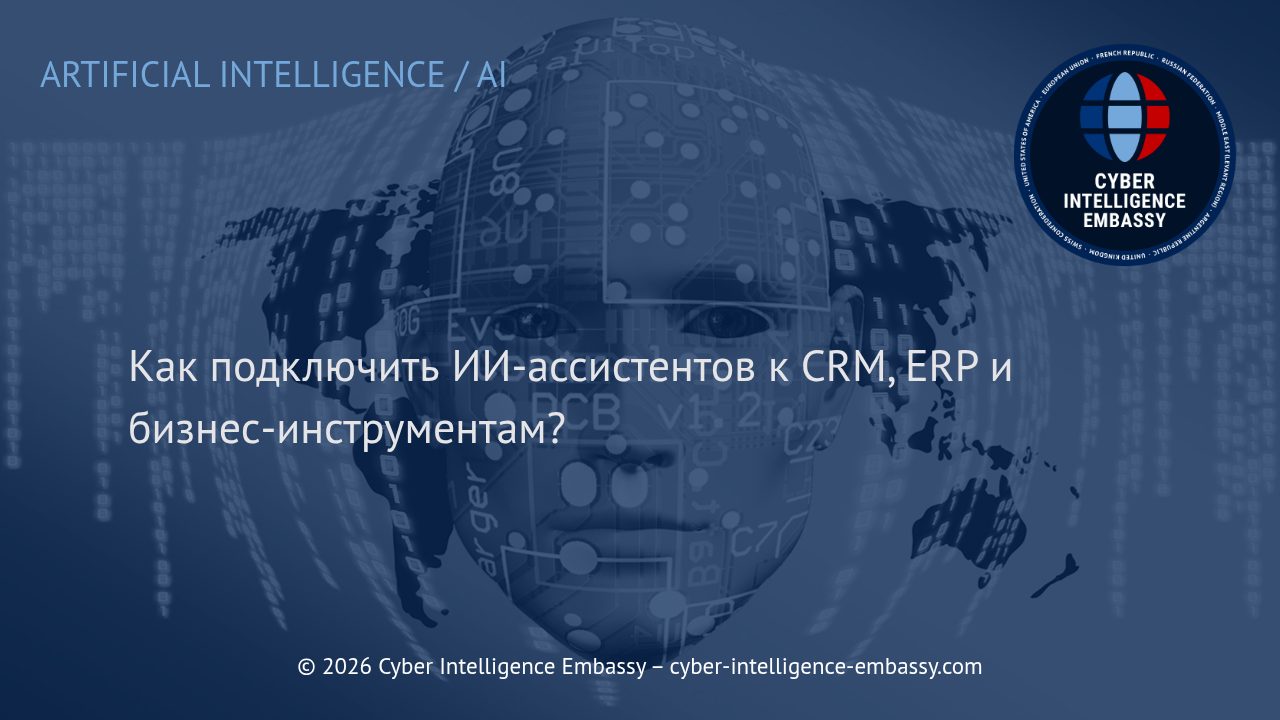 Как подключить ИИ-ассистентов к CRM, ERP и бизнес-инструментам?