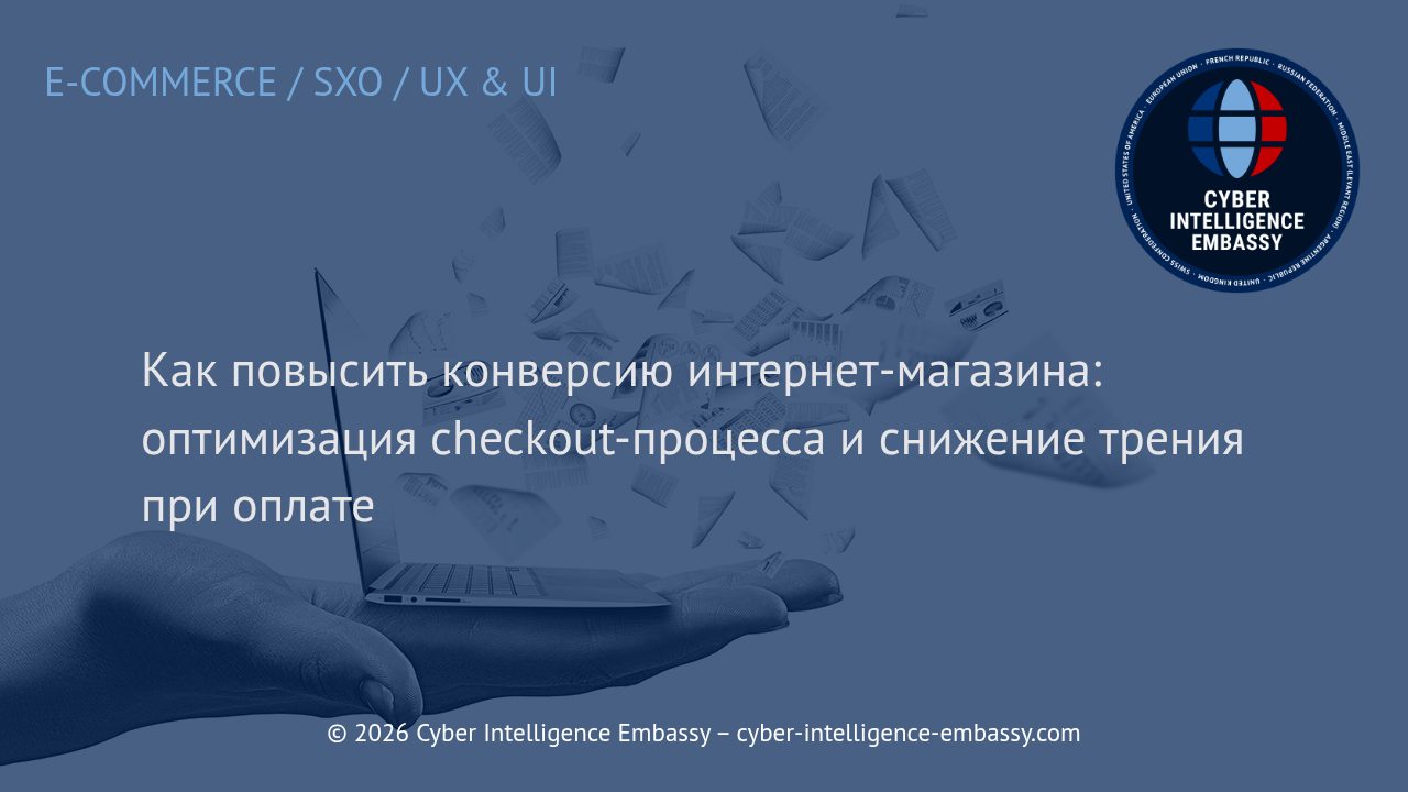 Как повысить конверсию интернет-магазина: оптимизация checkout-процесса и снижение трения при оплате