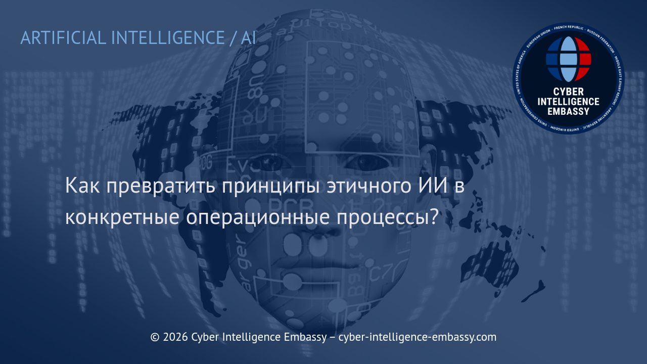 Как превратить принципы этичного ИИ в конкретные операционные процессы?